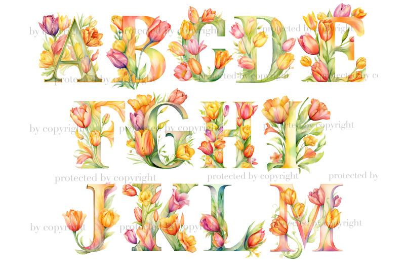 tulips-alphabet-clipart-flowers-invitation-for-wedding