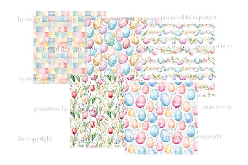 easter-pastel-digital-paper-spring-seamless-pattern-set