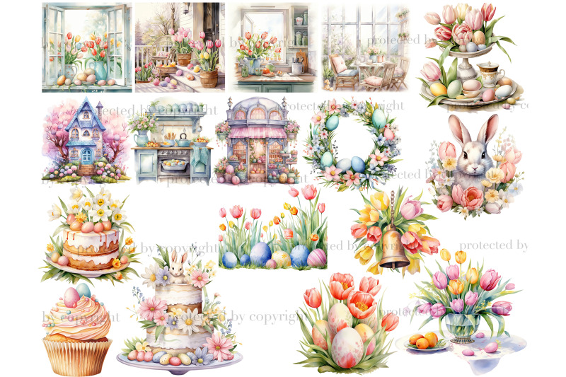 easter-pastel-clipart-cottagecore-clipart