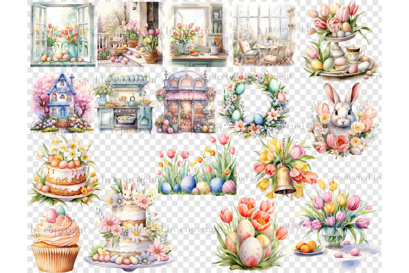 easter-pastel-clipart-cottagecore-clipart