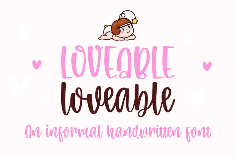 loveable-a-cute-handwritten-font