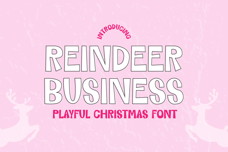 reindeer-business-chunky-block-christmas-font