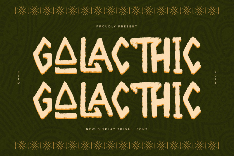 galacthic-new-display-tribal-font