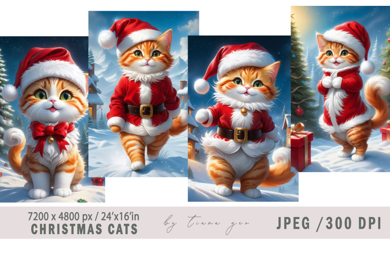 christmas-cute-cat-illustrations-for-prints-4-jpeg
