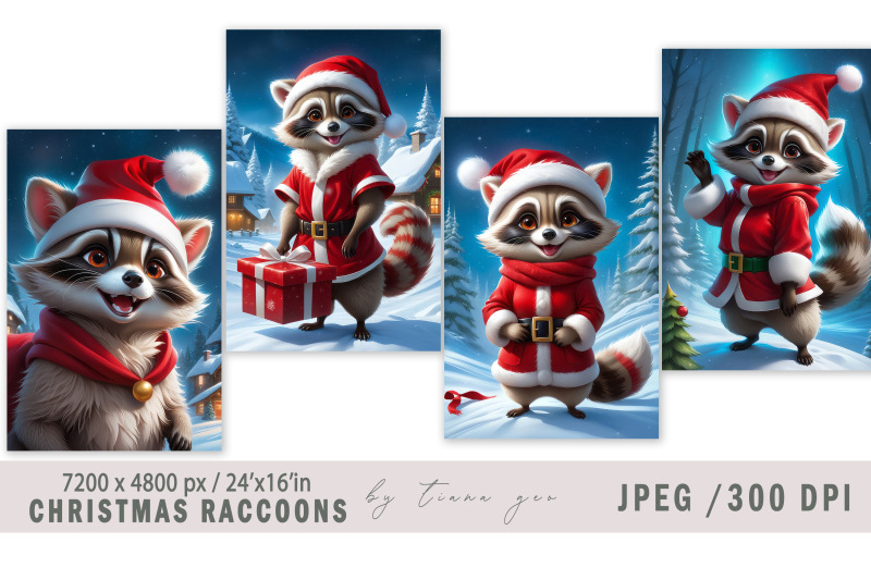 christmas-cute-raccoon-illustrations-for-prints-4-jpeg