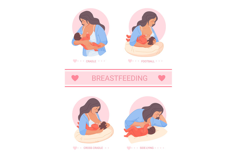 breastfeeding-positions-position-breast-mom-lactation-for-nourish-bab