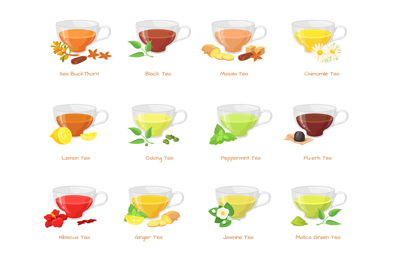 herbal-tea-types-different-type-green-black-teas-hot-sugar-drink-in