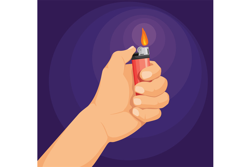 hand-hold-lighter-smoker-arm-holding-lighters-for-burn-fire-cigarette