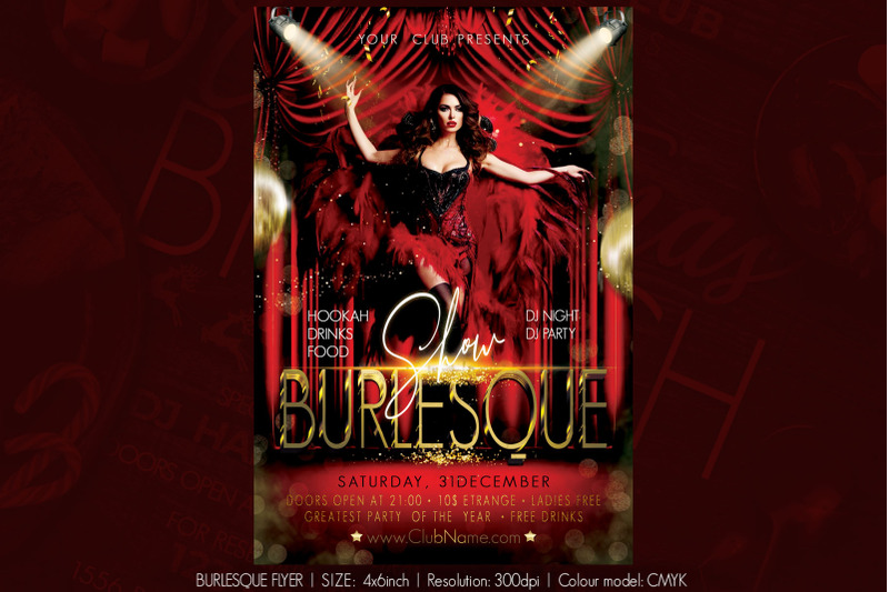 burlesque-flyer