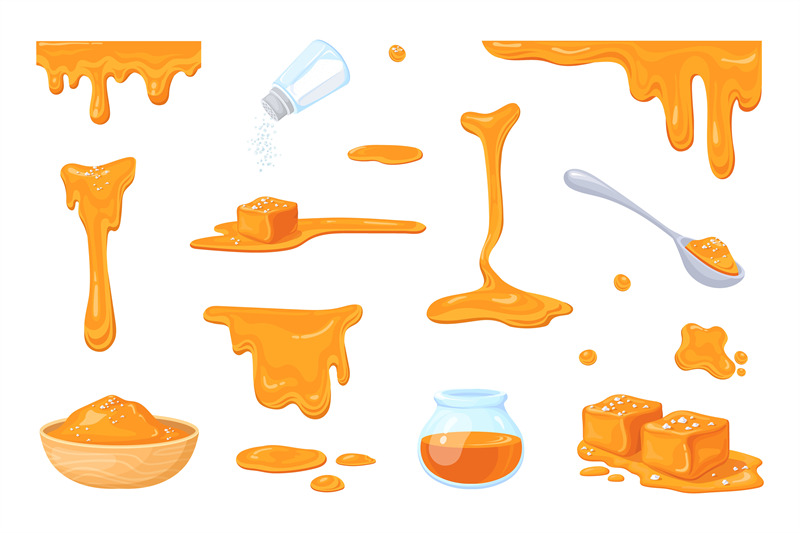 cartoon-liquid-caramel-salted-caramels-melting-sugar-caramelizing-dr