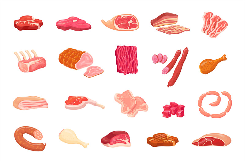 cartoon-meat-variety-pork-and-beef-delicatessen-for-cooking-lomo-gour