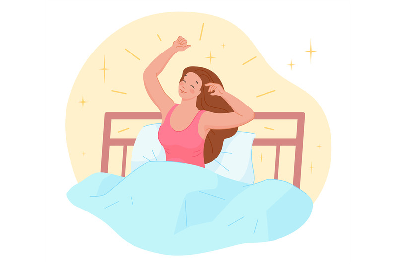 mornings-stretching-in-bed-awakened-happy-woman-stretches-on-sunlight