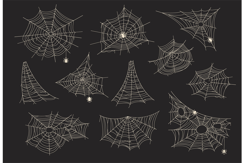 abandoned-cobwebs-spiderweb-closeup-on-black-background-halloween-sp