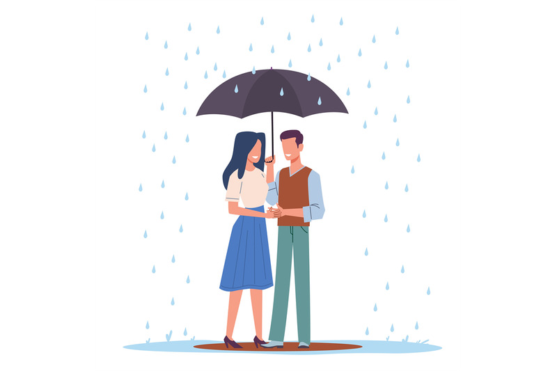 couple-in-love-standing-under-umbrella-in-rain-romantic-relationships