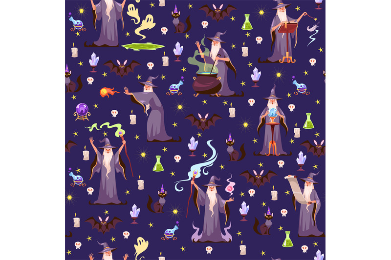 seamless-pattern-with-witches-and-magic-wizard-with-potion-or-casts-s