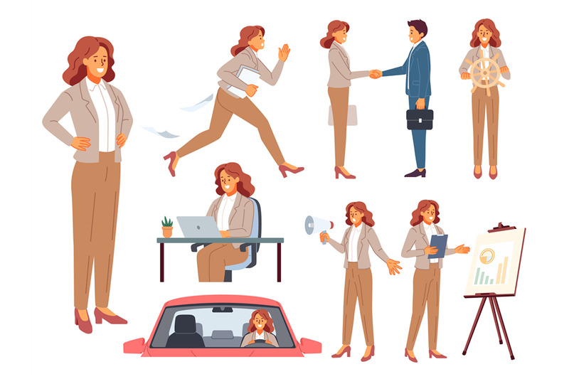 business-lady-cartoon-office-woman-character-various-poses-and-actio