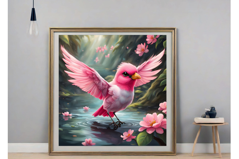 pink-bird