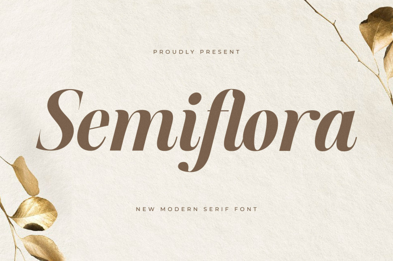 semiflora-new-modern-serif-font