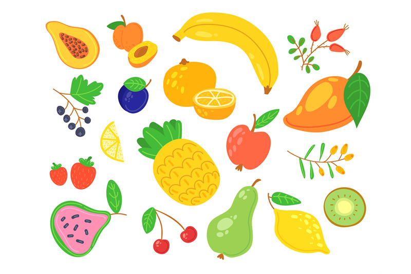 doodle-tasty-vitamin-fruits-cute-fruit-vitamins-detox-organic-health