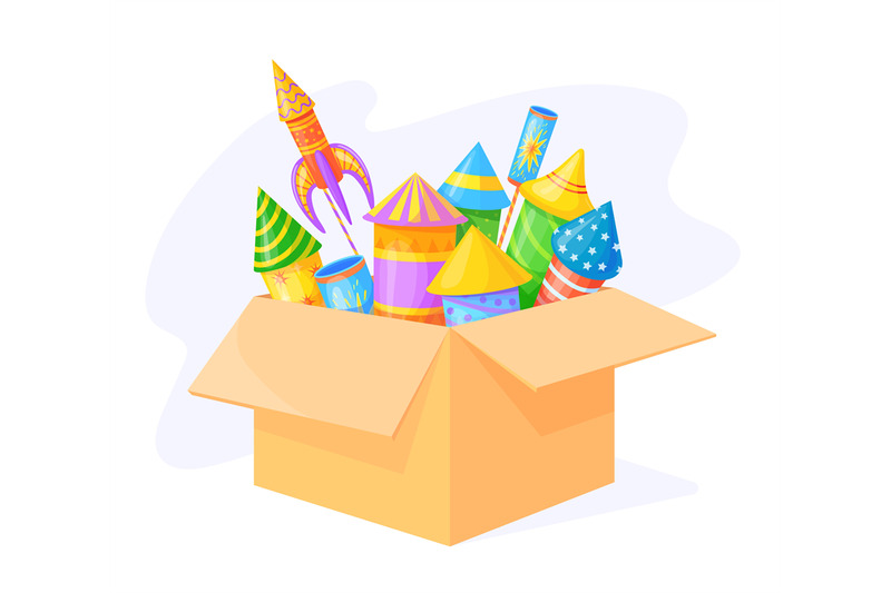 cartoon-firework-box-fireworks-pyrotechnic-thing-for-christmas-party