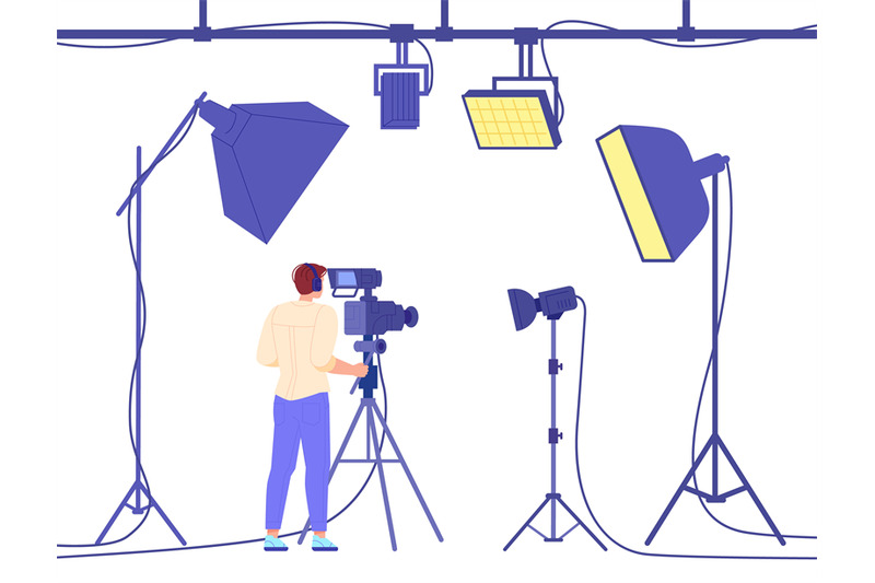 camera-operator-equipment-cameraman-recording-movie-backstage-profes