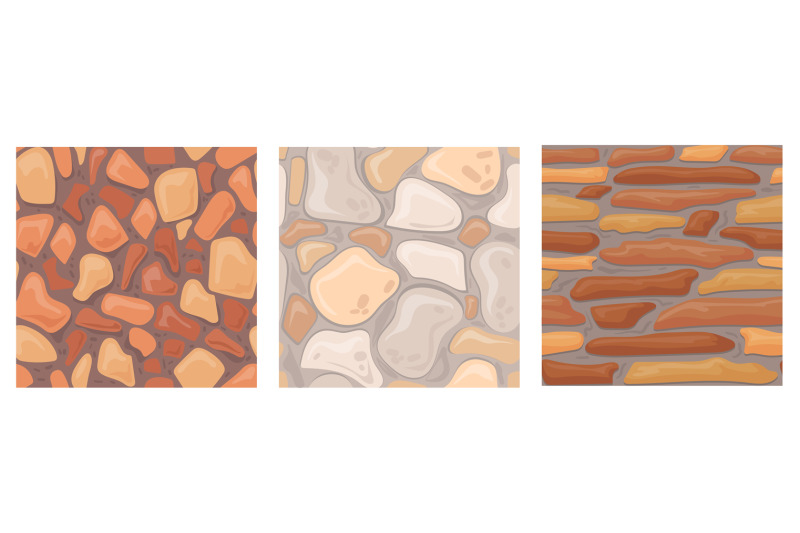 cartoon-stone-tile-game-pavement-wall-texture-rock-ground-fossil-flo