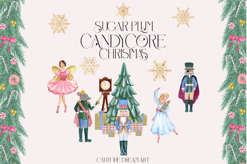sugarplum-candycore-nutcracker-christmas-watercolor