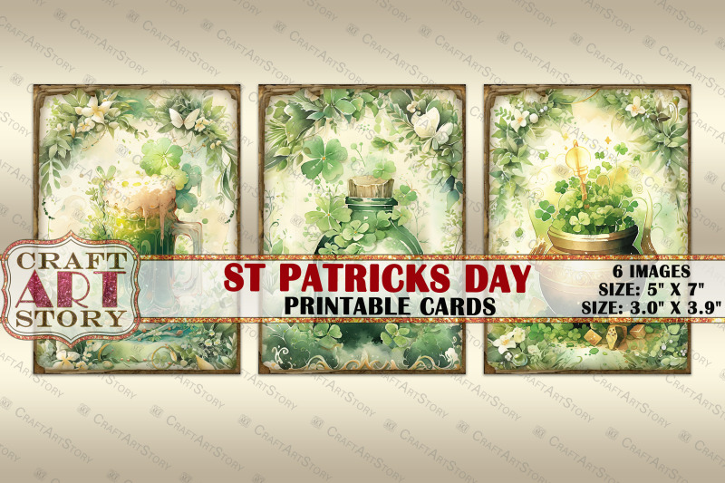 st-patricks-day-digital-picture-collage-cards-atc-aceo