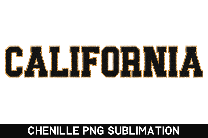 california-state-png-sublimation-designs-faux-chenille