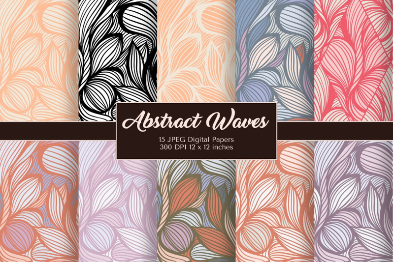 abstract-waves-digital-papers-line-art-pastel-color-wavy-lines-seamles