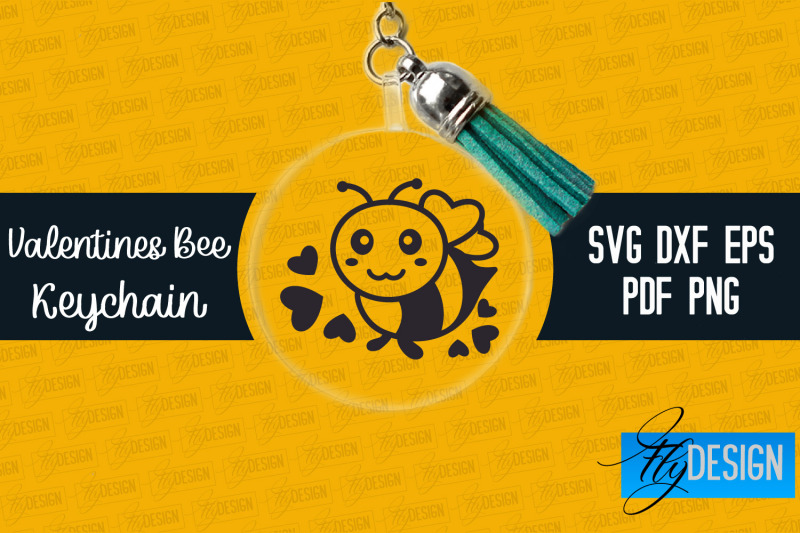 valentine-039-s-bee-keychain-svg-valentine-039-s-day-svg-svg-file