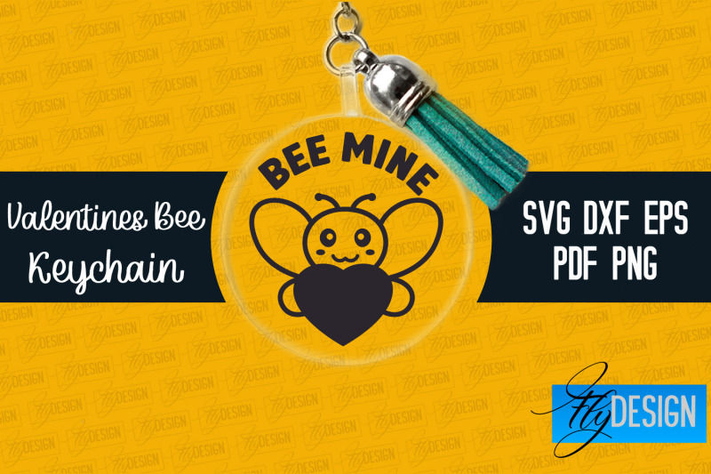 valentine-039-s-bee-keychain-svg-valentine-039-s-day-svg-svg-file