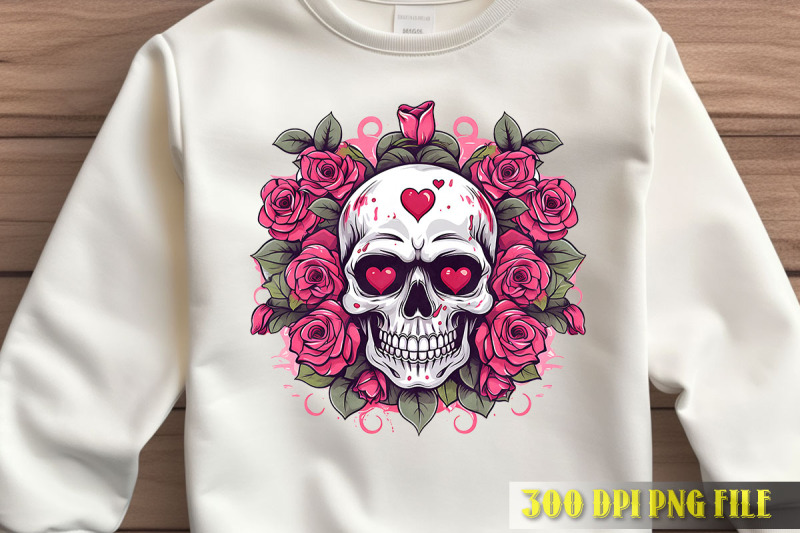 pink-skull-floral-dream