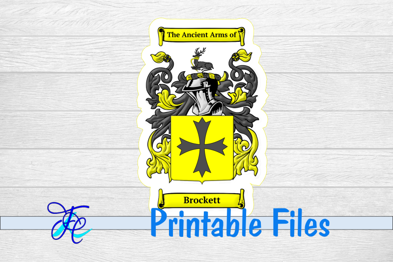 brockett-coat-of-arms-sticker
