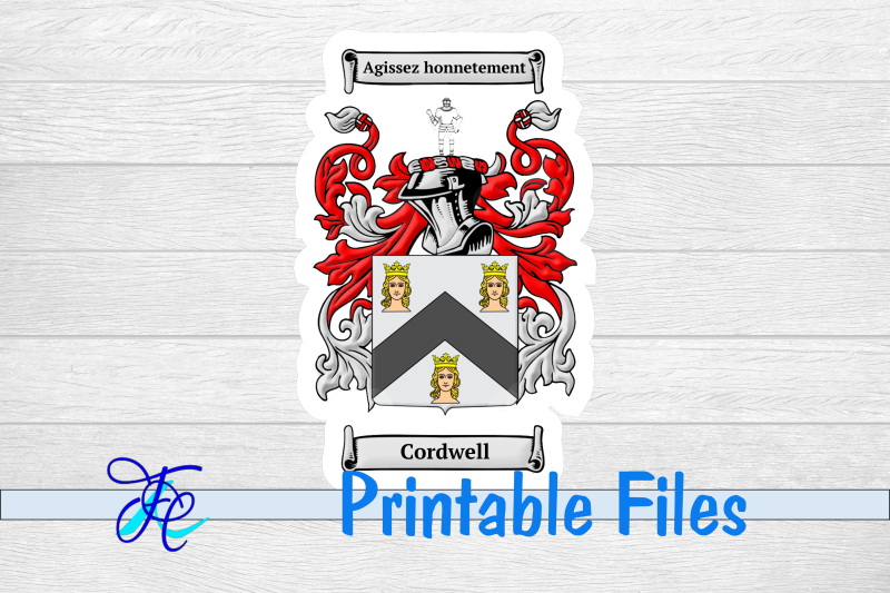 cordwell-coat-of-arms-sticker