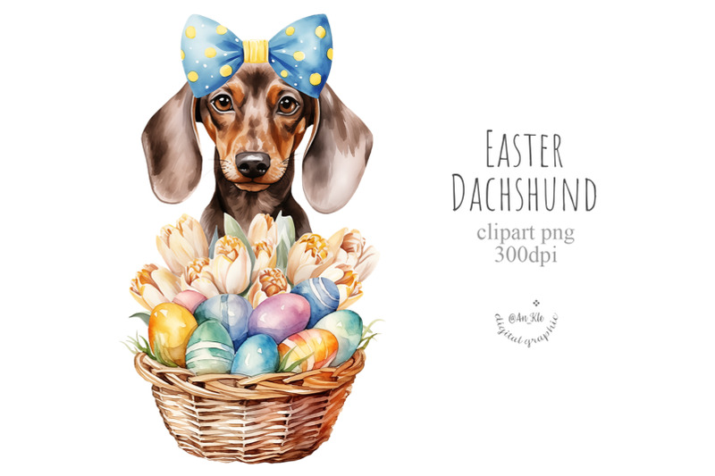 easter-dachshund