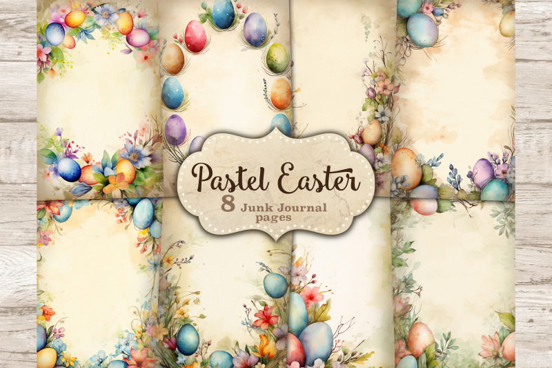 pastel-easter-ephemera-junk-journal-pages