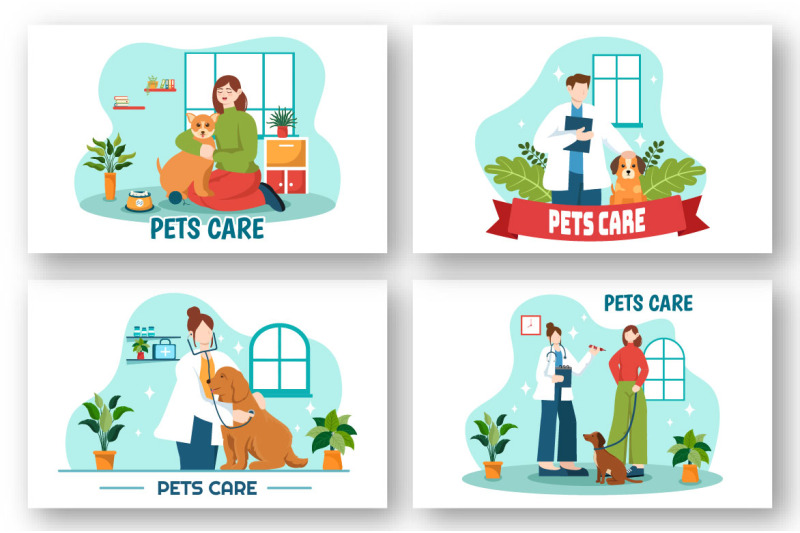 12-pets-care-illustration