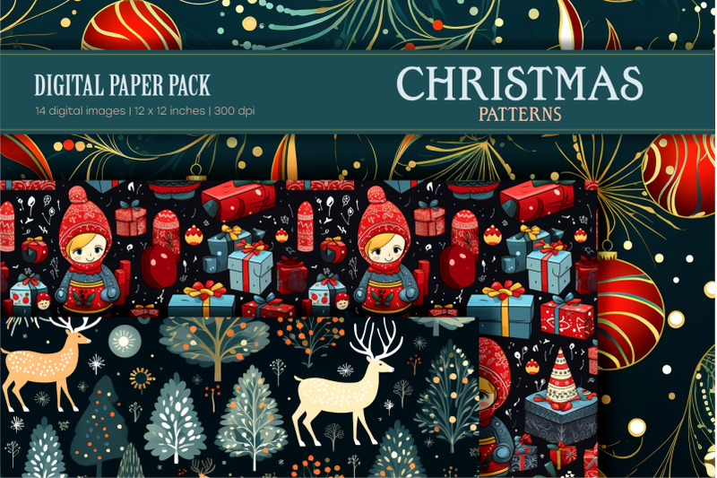 cute-christmas-patterns-digital-paper
