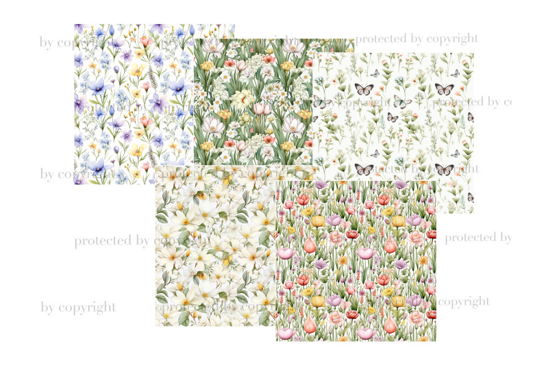 spring-seamless-pattern-set-spring-digital-paper-jpeg