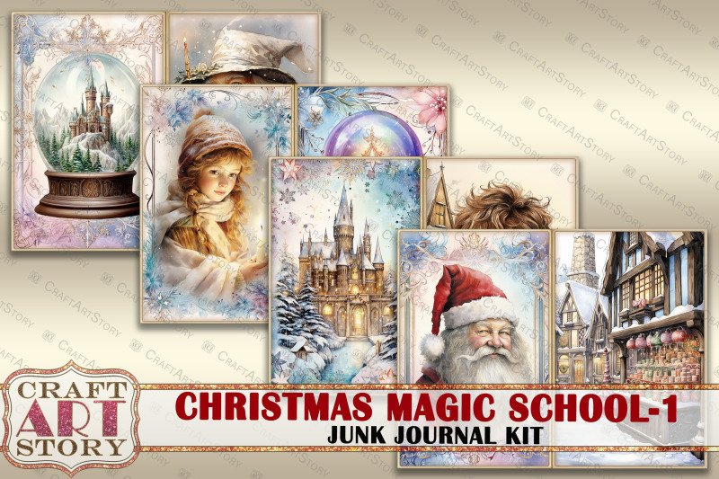 christmas-magic-school-junk-journal-pages-1-hogwarts-wizards