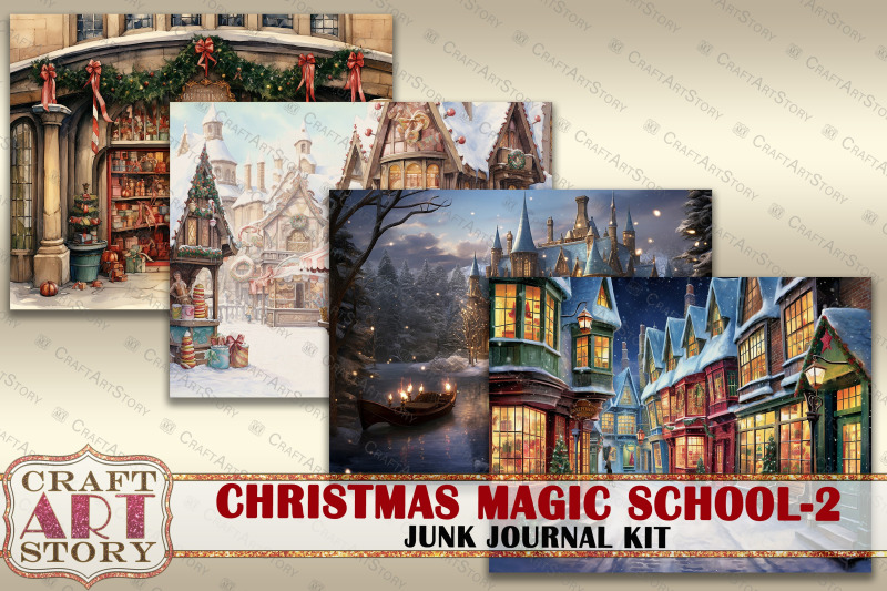 christmas-magic-school-junk-journal-pages-2-hogwarts-wizards