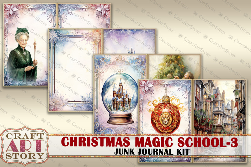 christmas-magic-school-junk-journal-pages-3-hogwarts-wizards