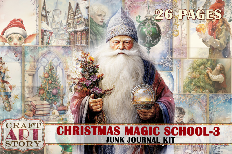 christmas-magic-school-junk-journal-pages-3-hogwarts-wizards