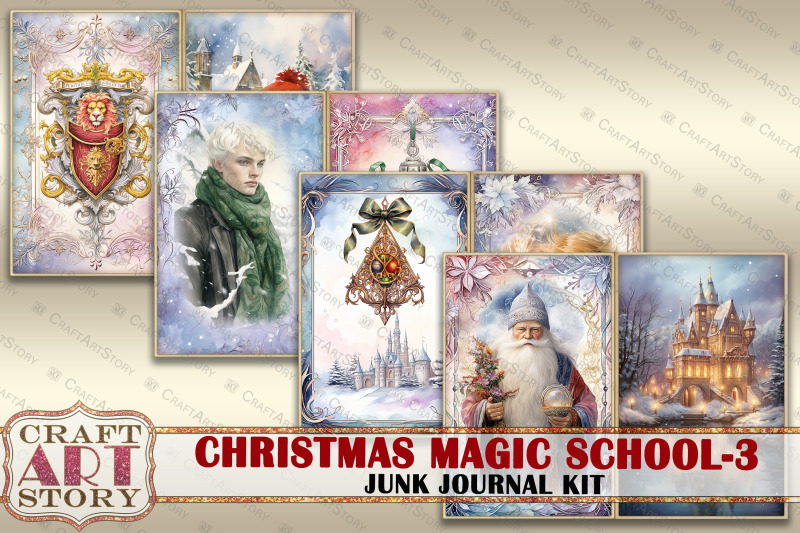 christmas-magic-school-junk-journal-pages-3-hogwarts-wizards