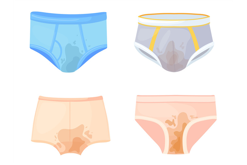 dirty-underwear-mens-and-womens-underpants-with-urinal-stains-wet-pa