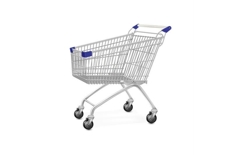 metal-supermarket-cart-3d-isolated-pushcart-silver-trolly-empty-shop