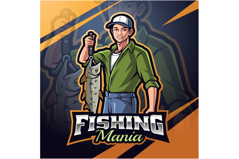 fishing-mania-esport-mascot-logo