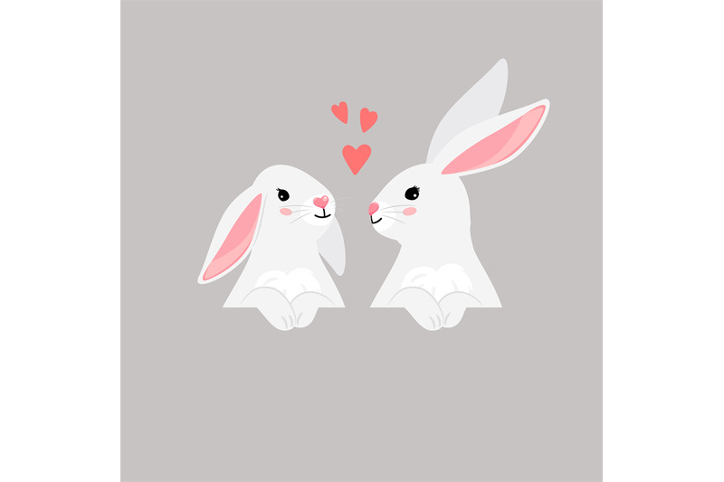 couple-of-funny-bunny-pets-with-hearts-cartoon-cute-easter-characters