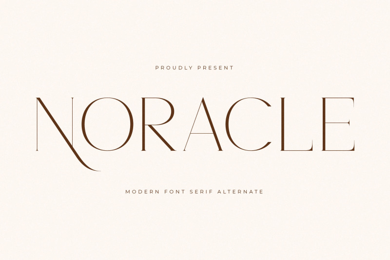 noracle-modern-font-serif-alternate